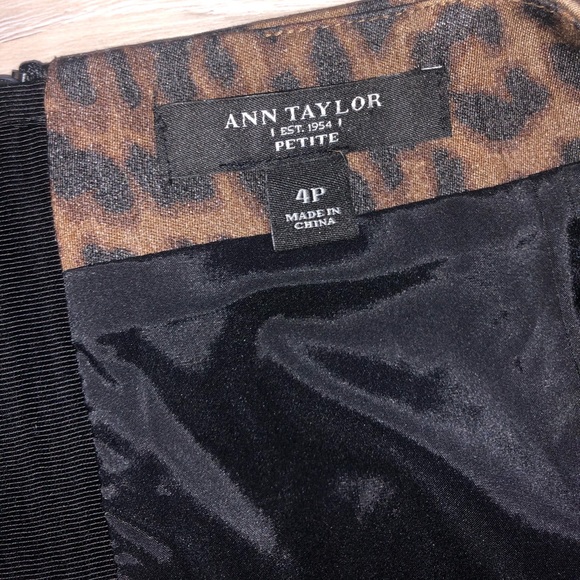 Ann Taylor Cheetah Print Skirt - Picture 3 of 4